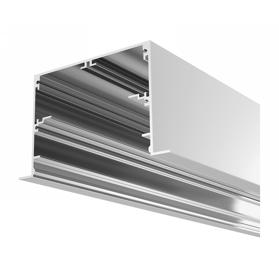 DA900040/0.3  0.3m Square Aluminium Silver LED Profile